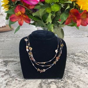 Silpada Necklace.925 Sterling Silver, Brass and Cooper